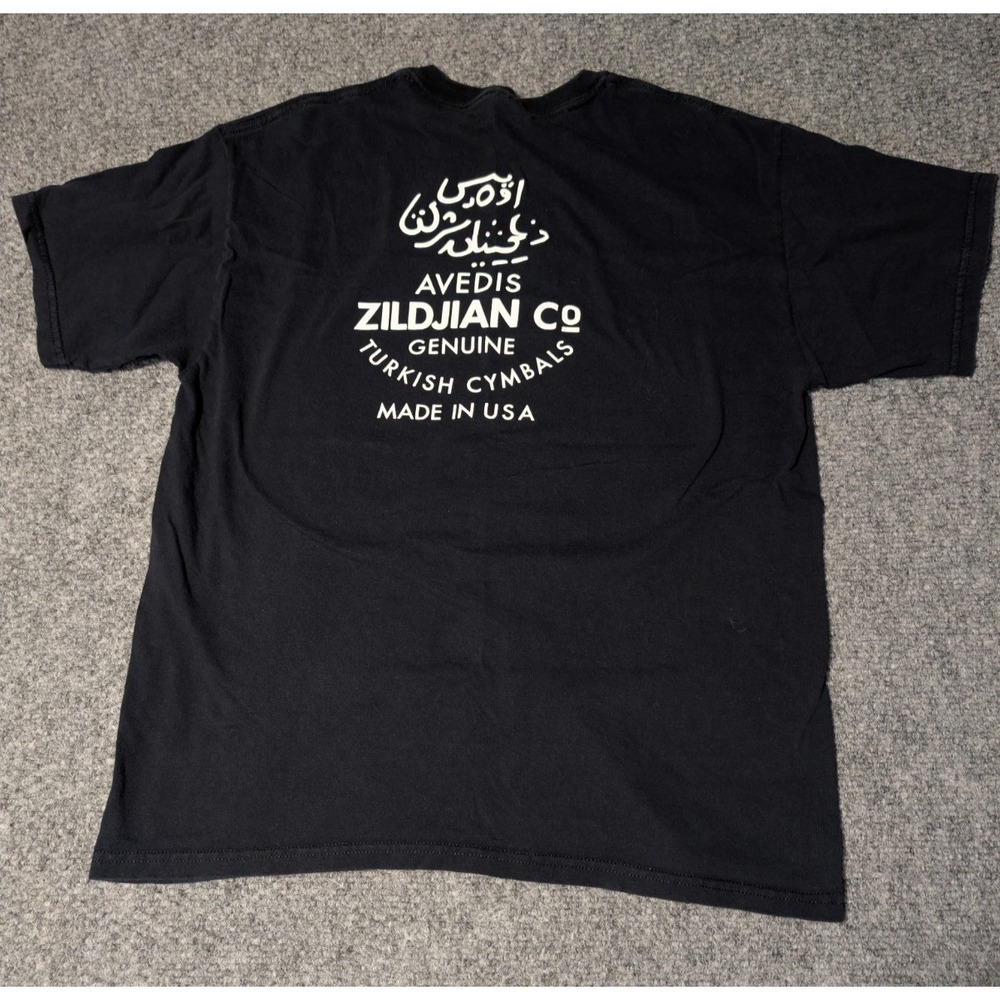 Gildan Zildjian The Only Serious Choice Graphic Tshirt Size Large Black